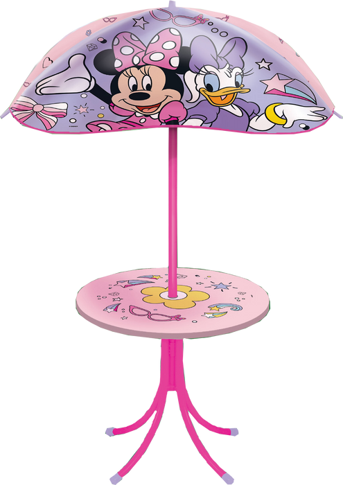 Minnie Mouse Patio Table + Umbrella