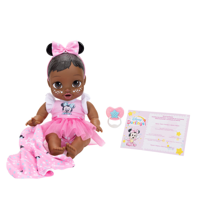 Snuggly Stars Minnie Mouse Doll (Dark Brown Hair/Brown Eyes)