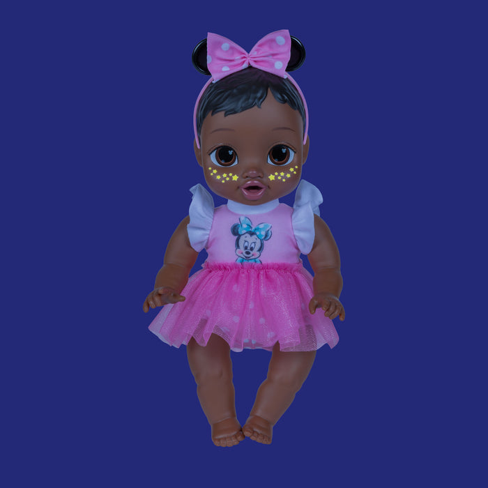 Snuggly Stars Minnie Mouse Doll (Dark Brown Hair/Brown Eyes)
