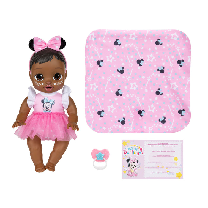 Snuggly Stars Minnie Mouse Doll (Dark Brown Hair/Brown Eyes)