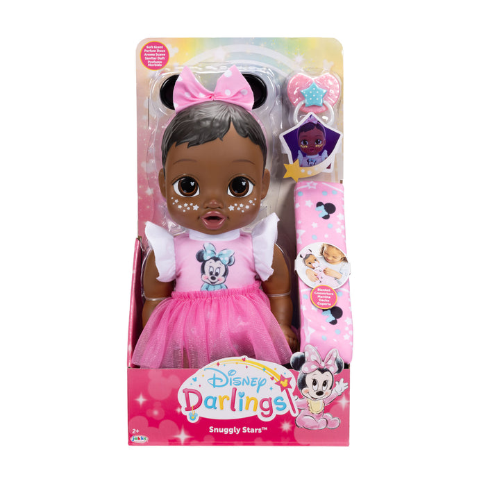 Snuggly Stars Minnie Mouse Doll (Dark Brown Hair/Brown Eyes)