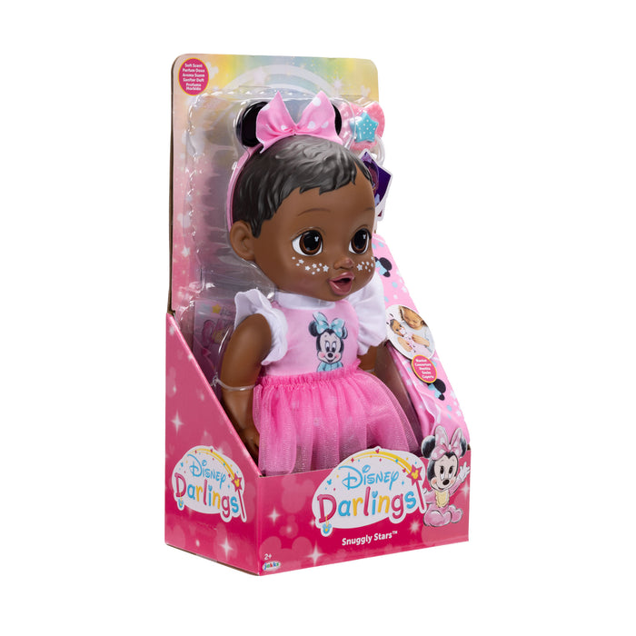 Snuggly Stars Minnie Mouse Doll (Dark Brown Hair/Brown Eyes)