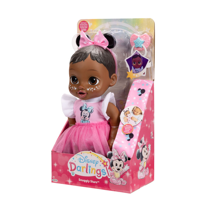 Snuggly Stars Minnie Mouse Doll (Dark Brown Hair/Brown Eyes)