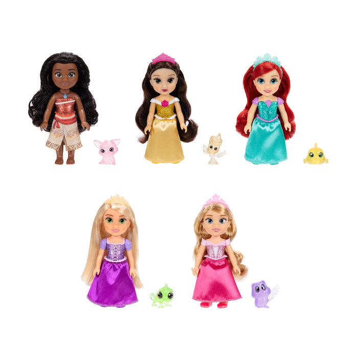 6in Petite Dolls w/ Metallic Molded Bodice & Friend