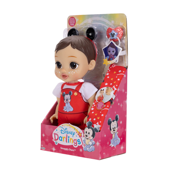 Snuggly Stars Mickey Mouse Doll (Brunette Hair/Brown Eyes)