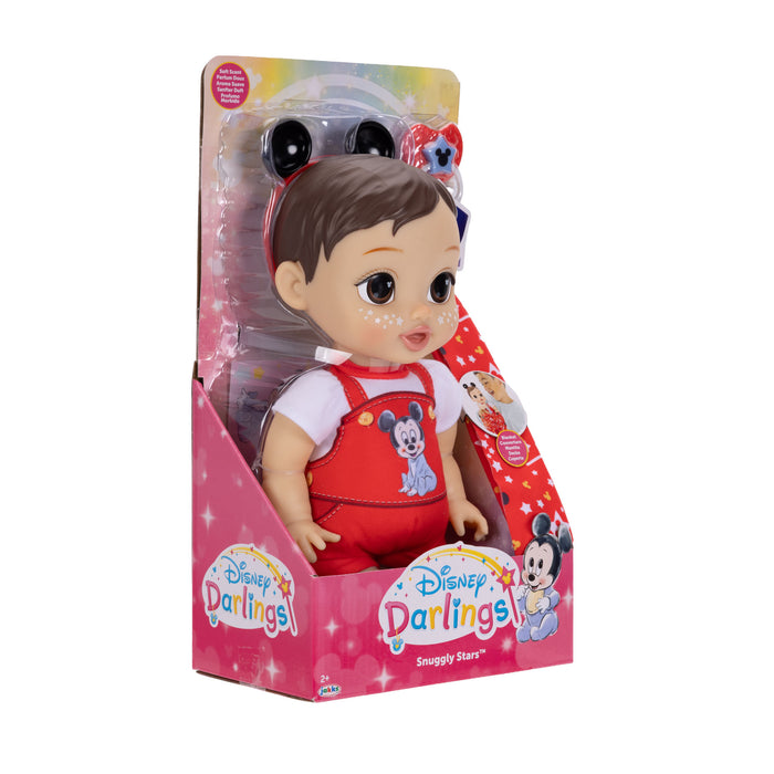 Snuggly Stars Mickey Mouse Doll (Brunette Hair/Brown Eyes)