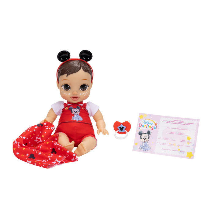 Snuggly Stars Mickey Mouse Doll (Brunette Hair/Brown Eyes)