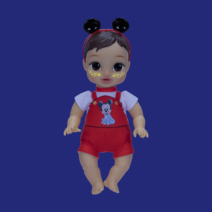 Snuggly Stars Mickey Mouse Doll (Brunette Hair/Brown Eyes)