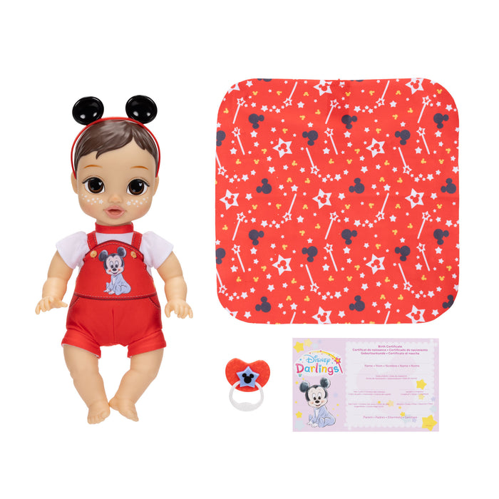 Snuggly Stars Mickey Mouse Doll (Brunette Hair/Brown Eyes)