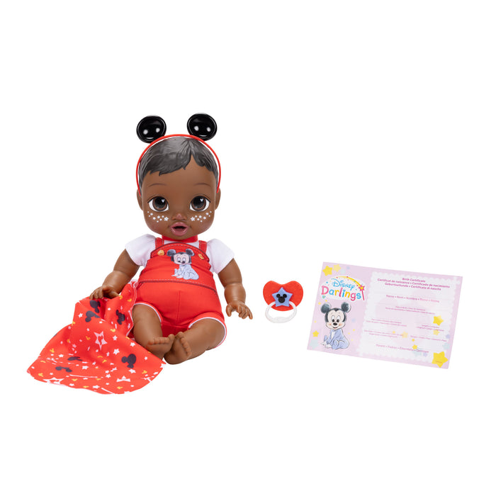 Snuggly Stars Mickey Mouse Doll (Dark Brown Hair/Brown Eyes)