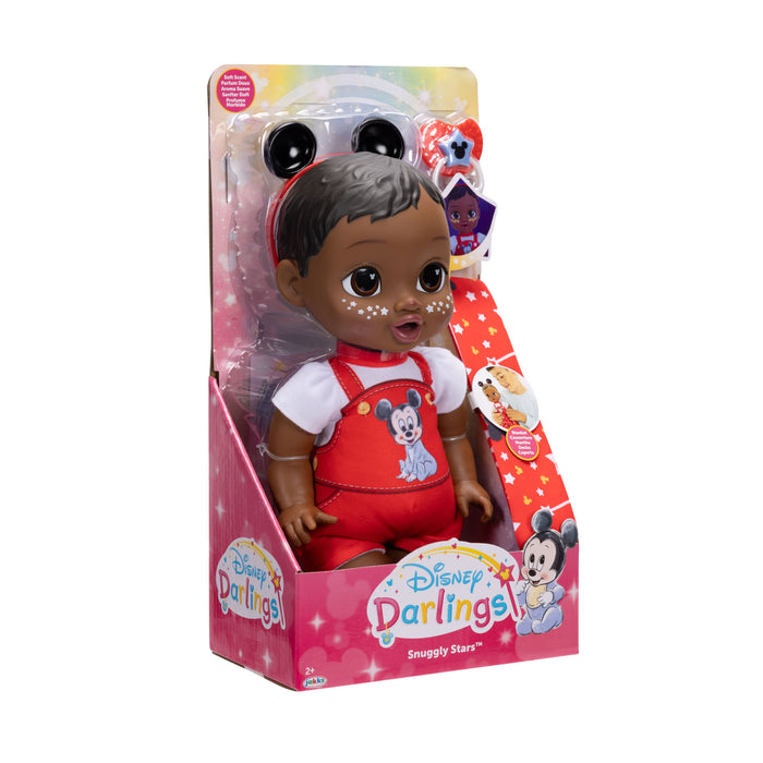 Snuggly Stars Mickey Mouse Doll (Dark Brown Hair/Brown Eyes)