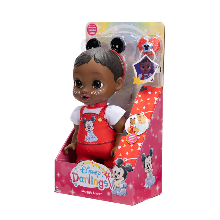 Snuggly Stars Mickey Mouse Doll (Dark Brown Hair/Brown Eyes)