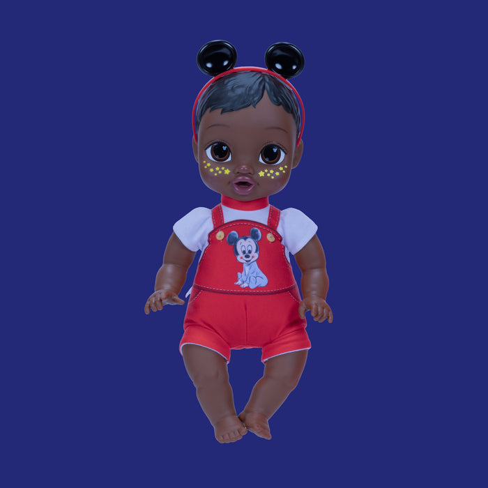 Snuggly Stars Mickey Mouse Doll (Dark Brown Hair/Brown Eyes)