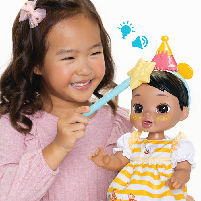 Deluxe Feature Winnie the Pooh Birthday Celebration Doll (Light Brown Hair, Brown Eyes)
