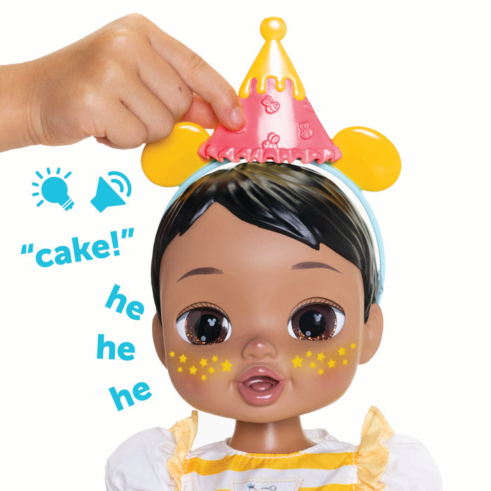 Deluxe Feature Winnie the Pooh Birthday Celebration Doll (Light Brown Hair, Brown Eyes)