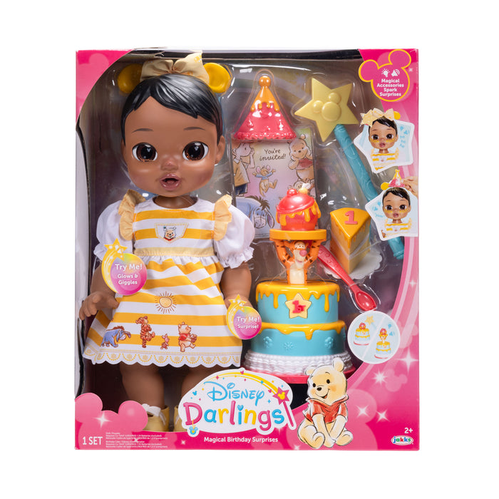 Deluxe Feature Winnie the Pooh Birthday Celebration Doll (Light Brown Hair, Brown Eyes)