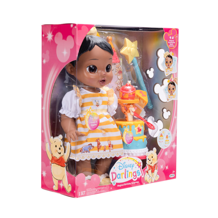 Deluxe Feature Winnie the Pooh Birthday Celebration Doll (Light Brown Hair, Brown Eyes)