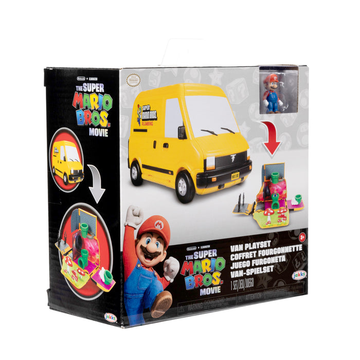 Super Mario Bros Movie Mini Van Playset