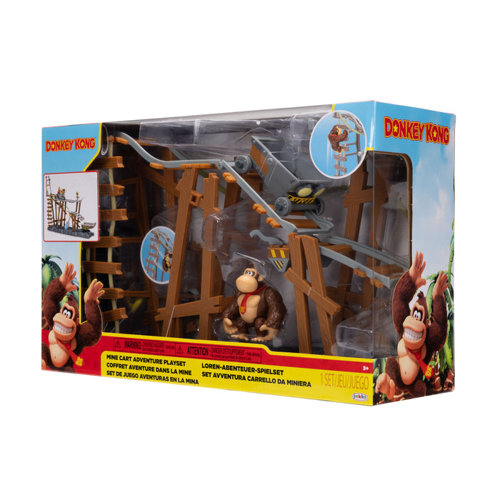 2.5in Donkey Kong Mine Cart Adventure Playset