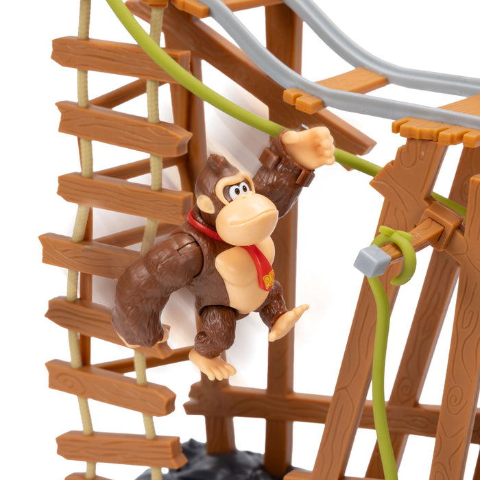 2.5in Donkey Kong Mine Cart Adventure Playset