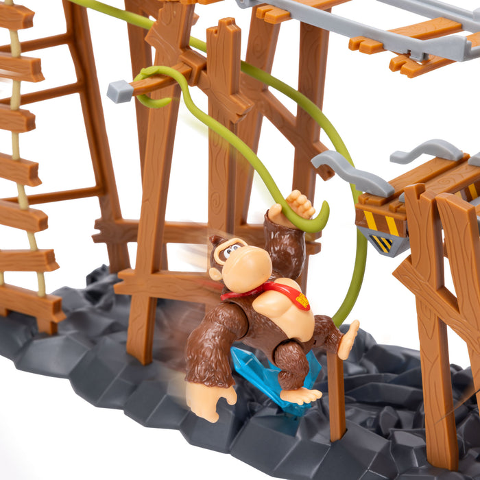2.5in Donkey Kong Mine Cart Adventure Playset