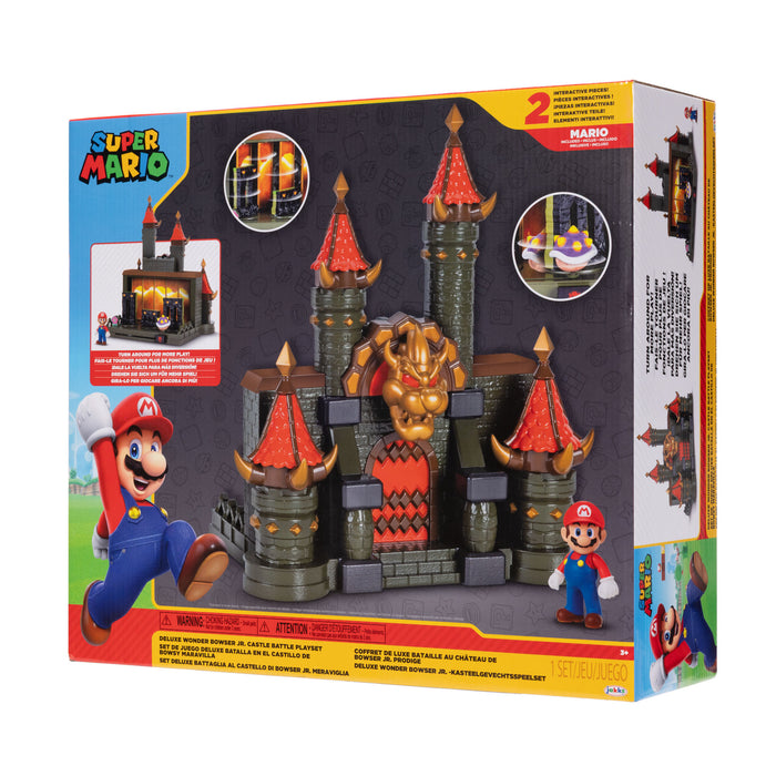2.5in Deluxe Bowser Jr. Castle Playset