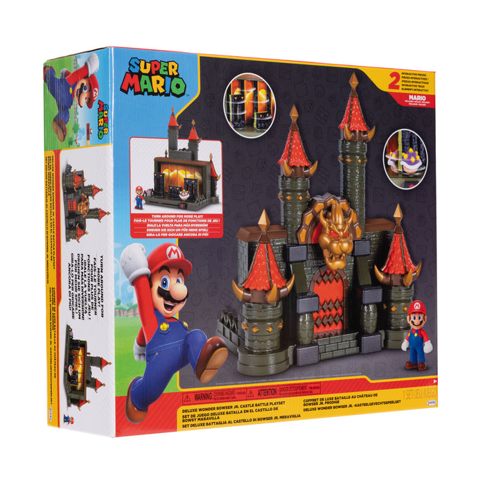 2.5in Deluxe Bowser Jr. Castle Playset
