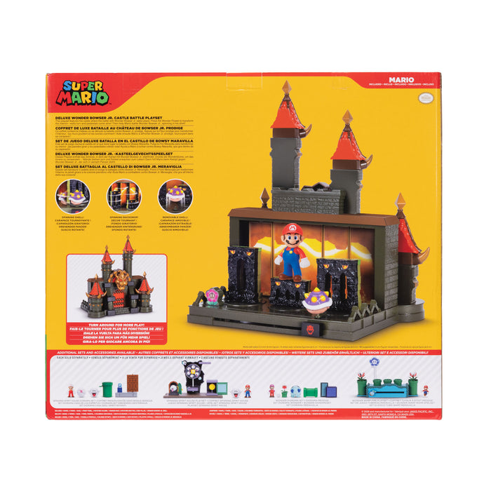 2.5in Deluxe Bowser Jr. Castle Playset