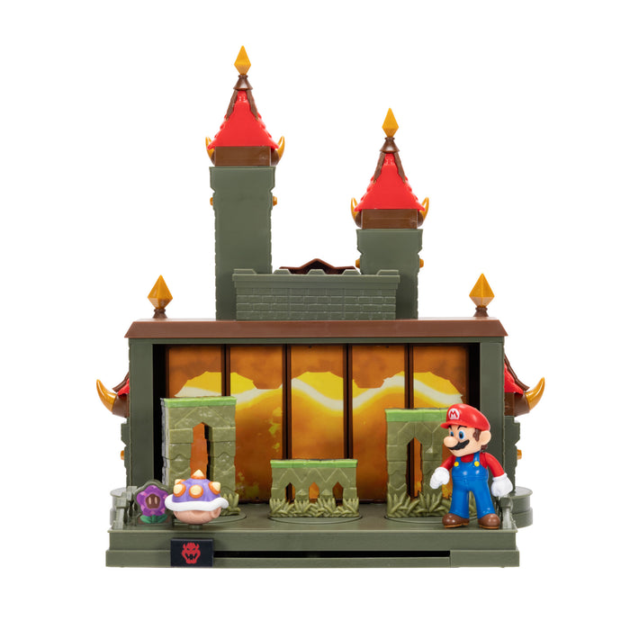 2.5in Deluxe Bowser Jr. Castle Playset