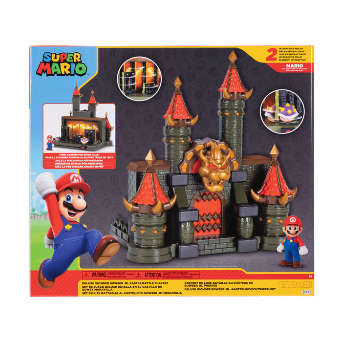 2.5in Deluxe Bowser Jr. Castle Playset
