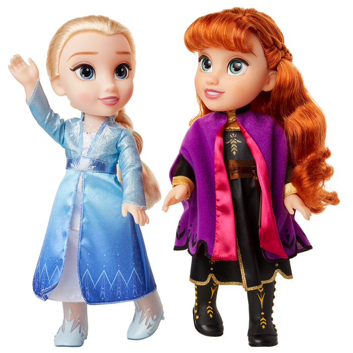 Frozen 2 Feature Anna & Elsa Doll 2 Pack