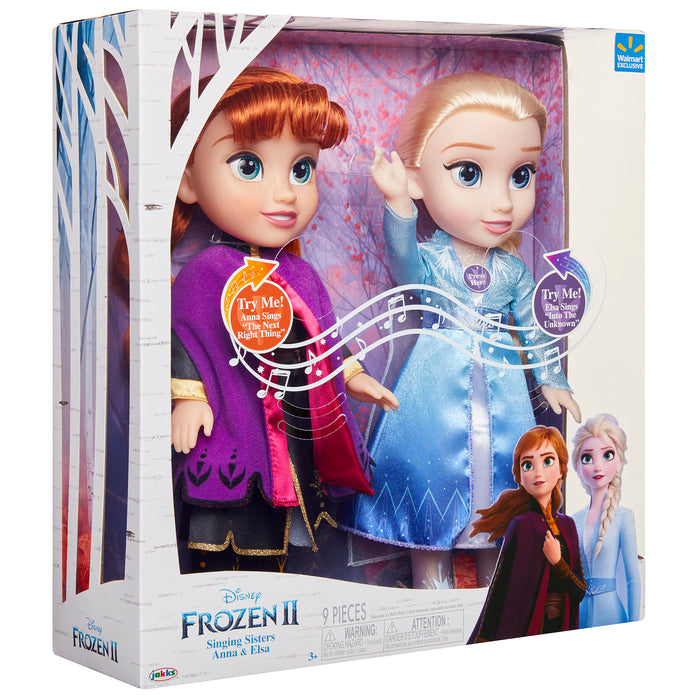 Frozen 2 Feature Anna & Elsa Doll 2 Pack