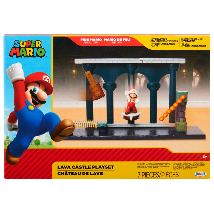 Nintendo 2.5" Lava Castle Playset