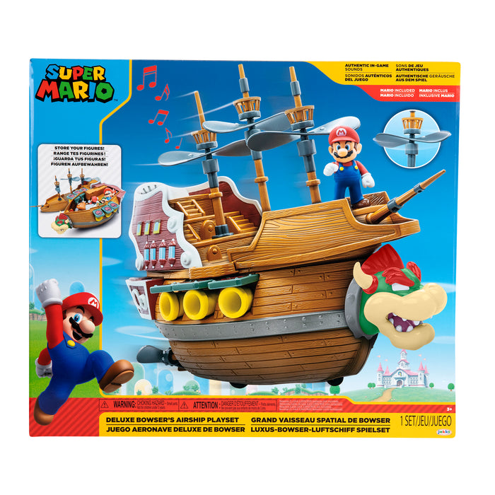 Super Mario DLX Bowser's Airship Playset