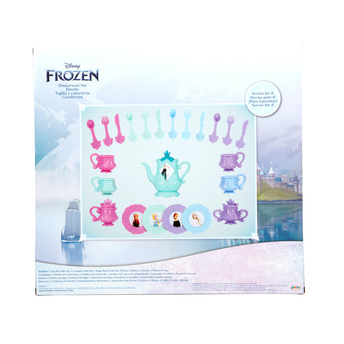 Disney Princess & Frozen Franchise 26 Piece Dinnerware Set
