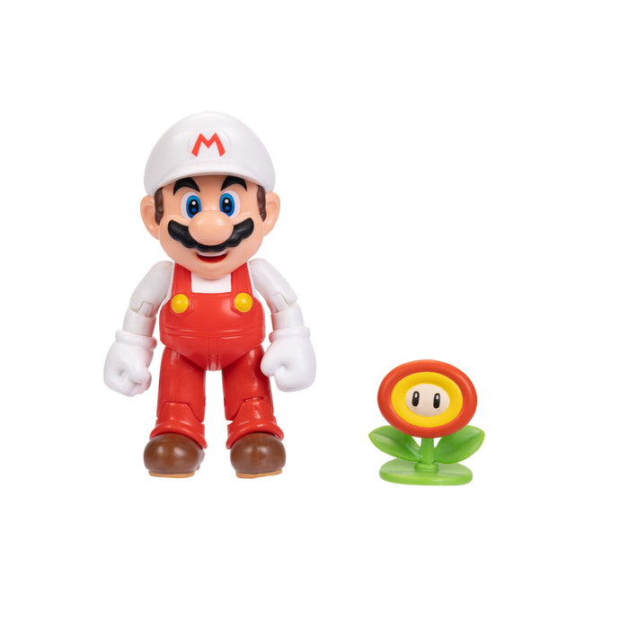 Mario 4" Figures: Red Toad w/ Question Block