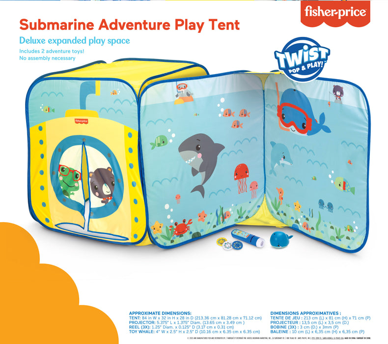 Fisher Price Submarine Adventure Play Tent