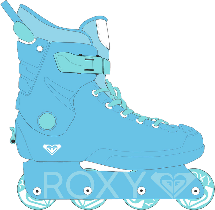 Roxy Inline Skates Blue Size M