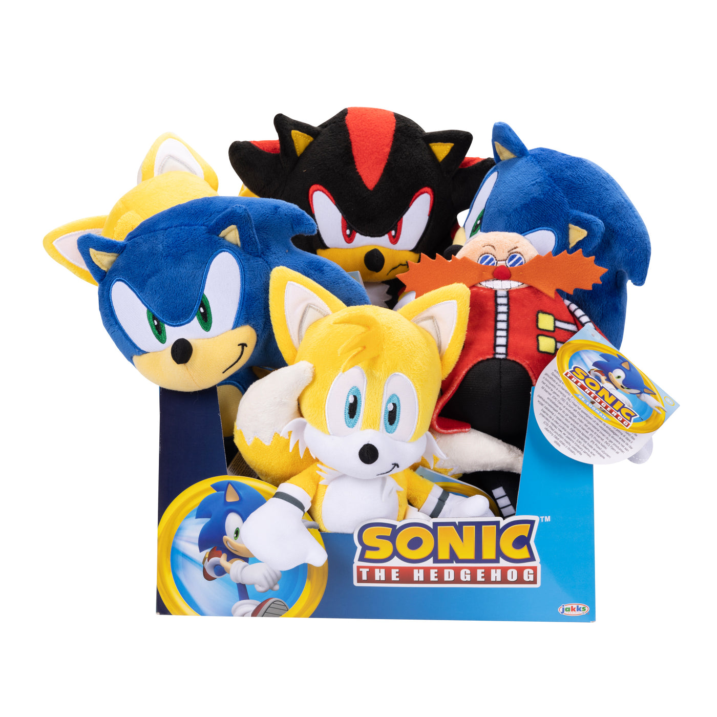 Sonic Basic 9 Inch Plush Asst Wave 10 — Jakkswholesale