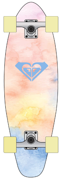 Roxy 25in Mini Pintail Cruiser Dyed Bright
