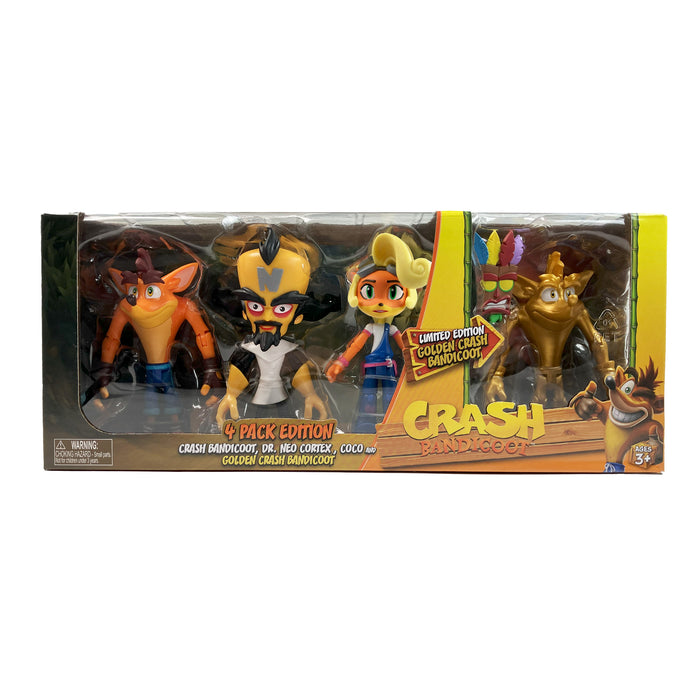 Crash Bandicoot 4.5in Figures Multipack