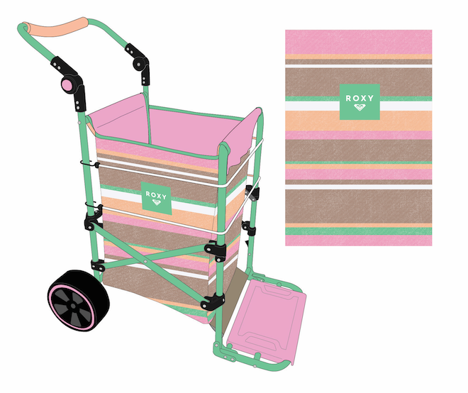 Roxy Beach Cart Pattern