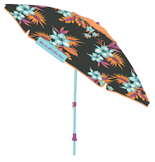 Quiksilver Beach Umbrella Black Floral