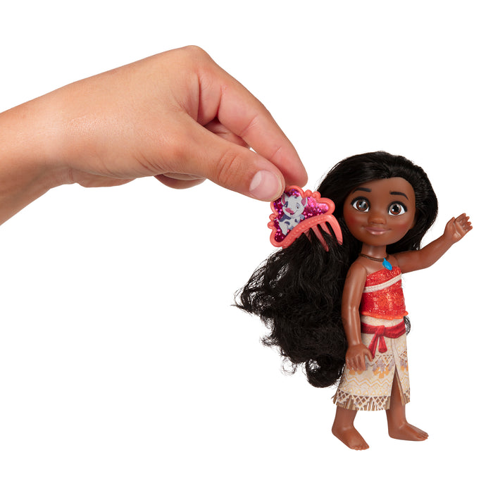 6in Moana Petite Doll w/ Molded Bodice & Comb