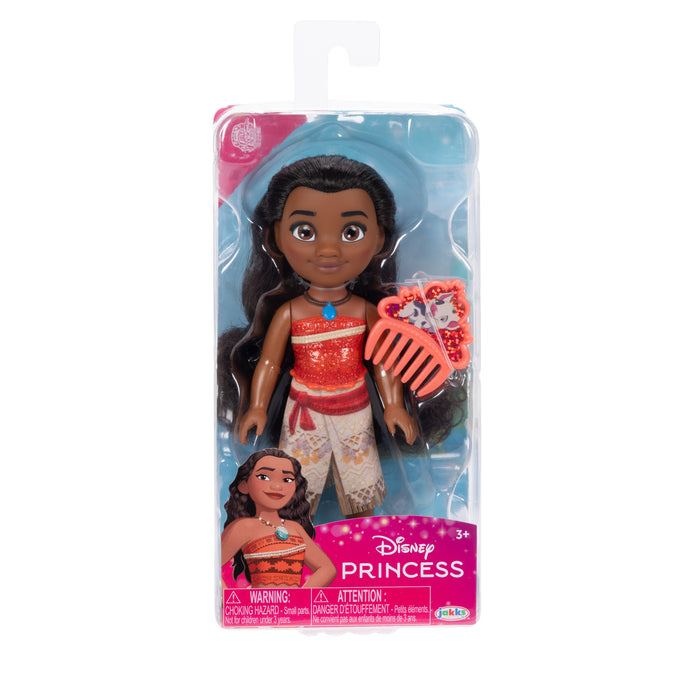 6in Moana Petite Doll w/ Molded Bodice & Comb