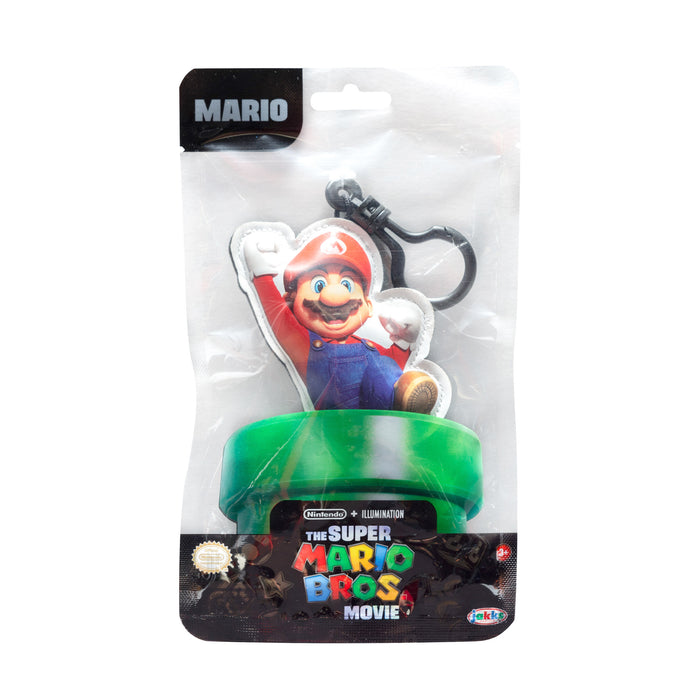 Super Mario Bros Movie Plush with Clip