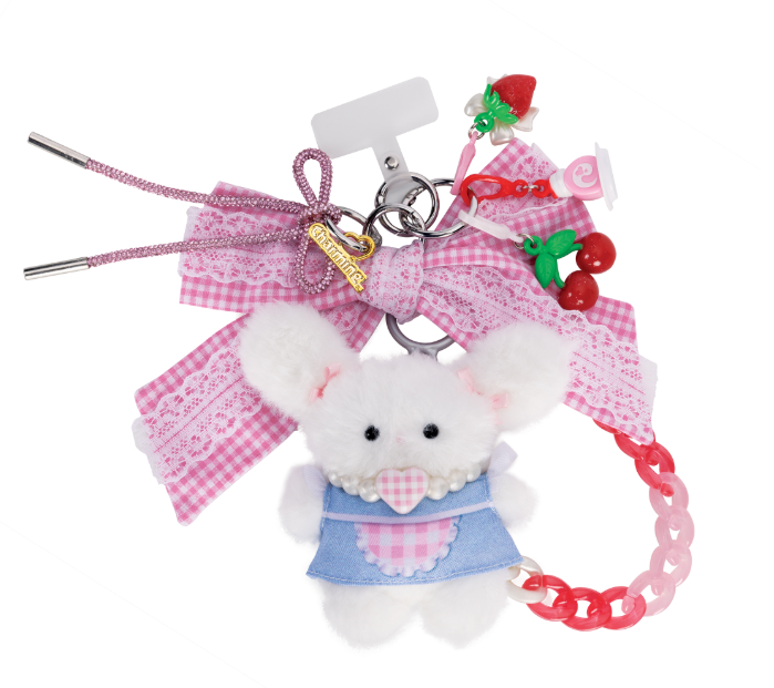 Plush Bunny Charm