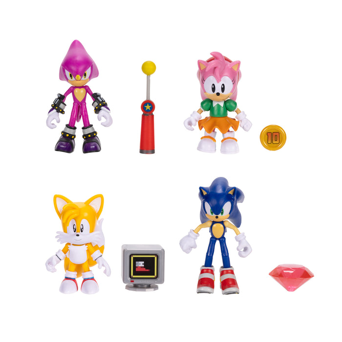 Sonic 4in Articulated Figures with Accessory Wave 20