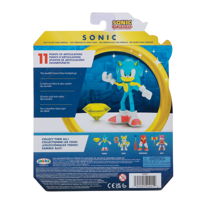 Sonic 4in Articulated Figures with Accessory Wave 6