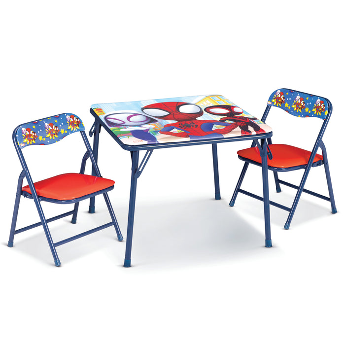 SPIDEY & HIS AMAZING FRIENDS JR. ACTIVITY TABLE W/2 CHAIRS